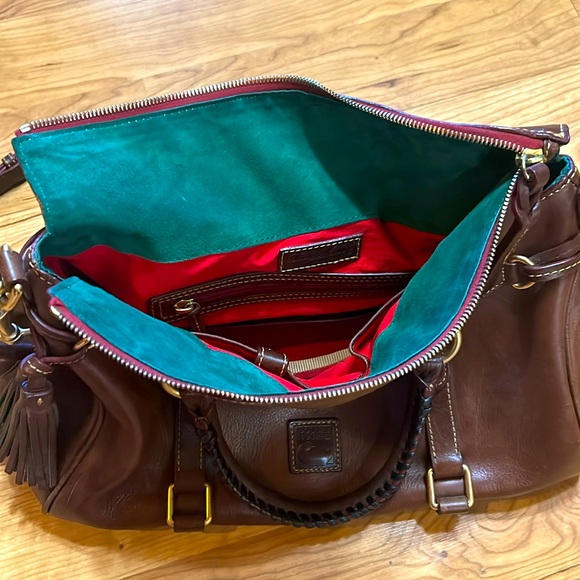 Dooney&Bourke Brown Leather Purse/Satchel - Picture 5 of 11